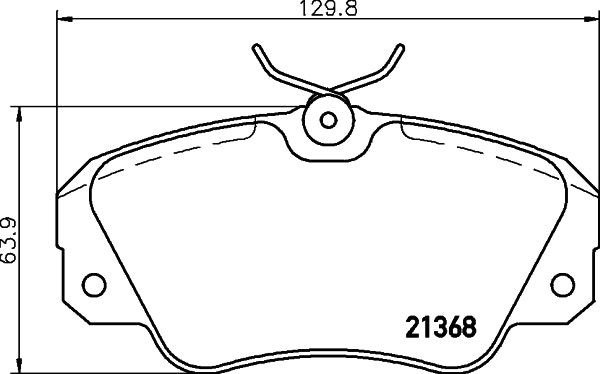 NF PARTS Комплект тормозных колодок, дисковый тормоз NF0699151